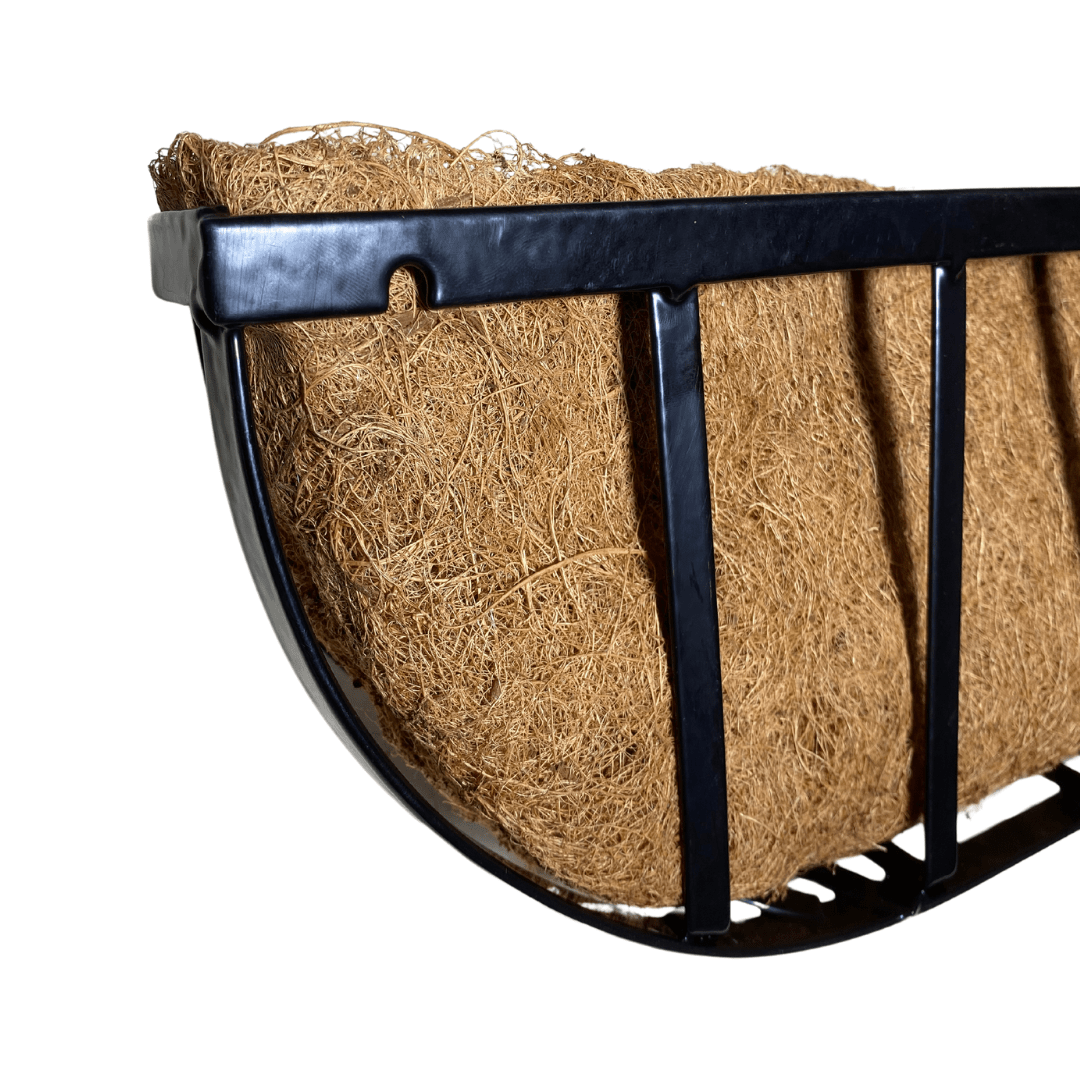 Jardineira de Fibra de Coco com Suporte