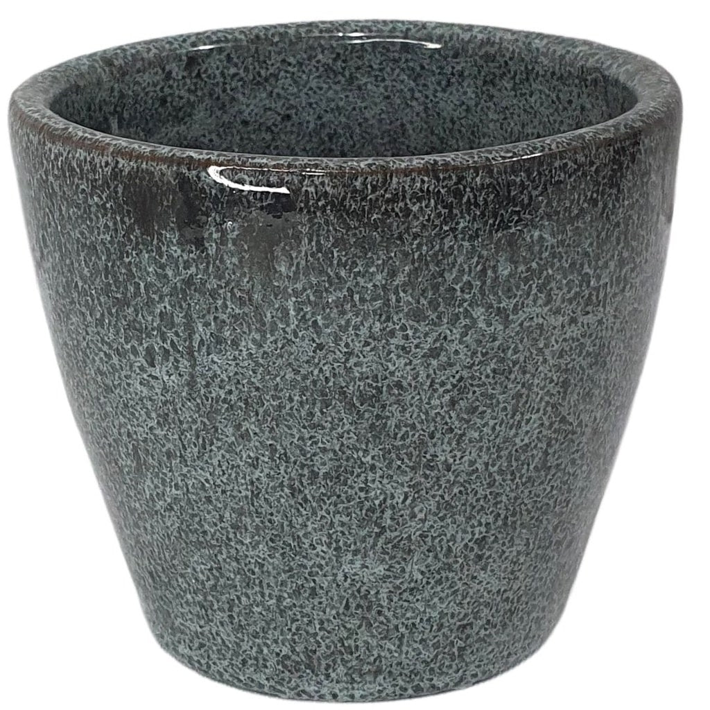 Vaso Cachepot de Cerâmica Esmaltado Brilhante