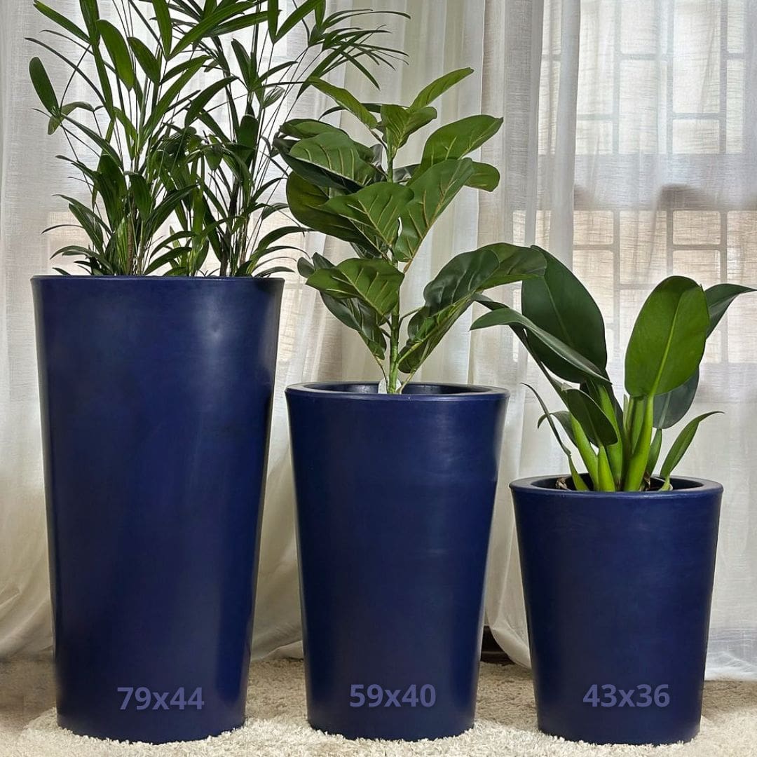 Vaso Brilhante Damasco em Polietileno