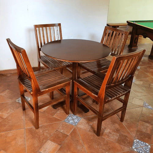 Kit 4 Cadeiras Ana Hickmann + Mesa Redonda