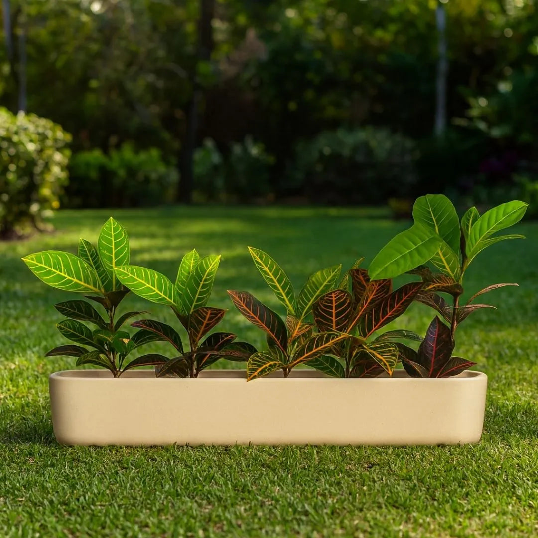 Jardineira Doha em Polietileno 80x17cm