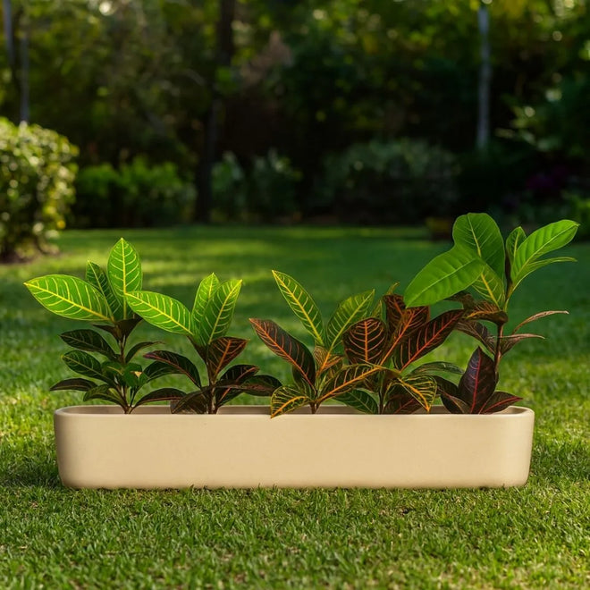 Jardineira Doha em Polietileno 80x17cm
