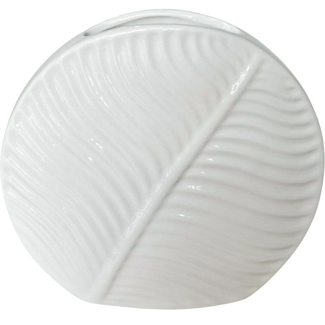 Vaso Cachepot Folha em Dolomita