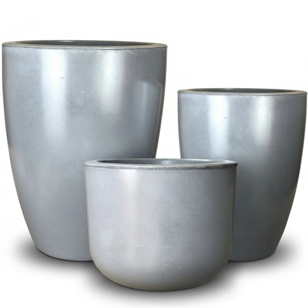 Kit 3 Vasos Polietileno Cone + Bacia