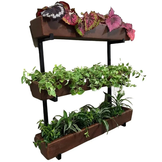 Suporte Jardim Vertical com Jardineira