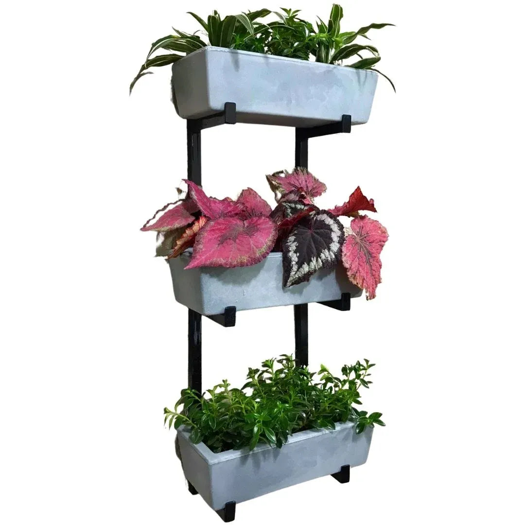 Suporte Jardim Vertical com Jardineira