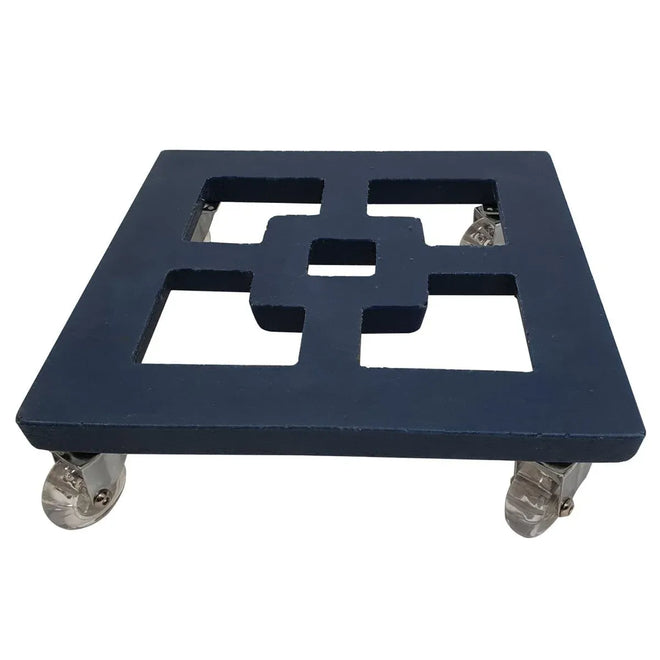 Suporte com Rodas de Silicone para Vasos Quadrados