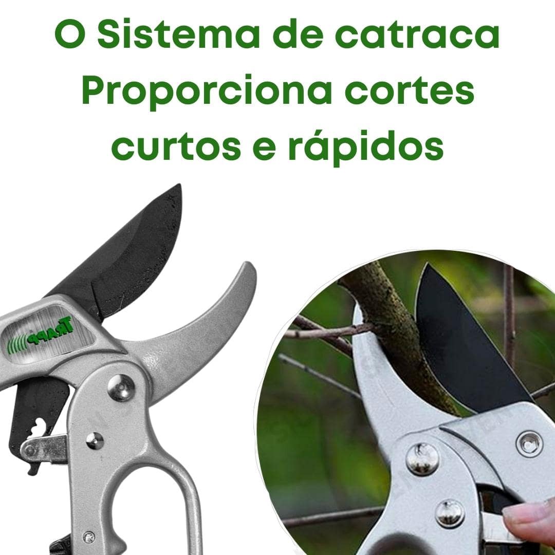 Tesoura de Poda com Catraca Multiplicadora de Força