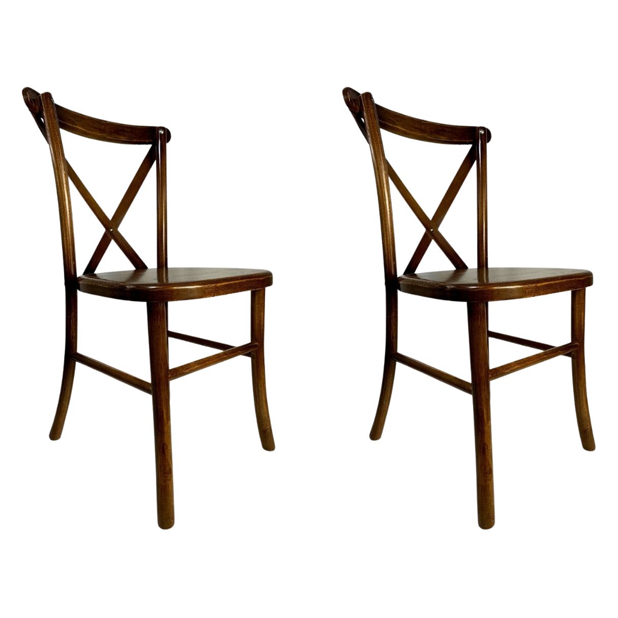 2 Cadeiras Sala de Jantar Paris de Madeira Eucalipto Katrina