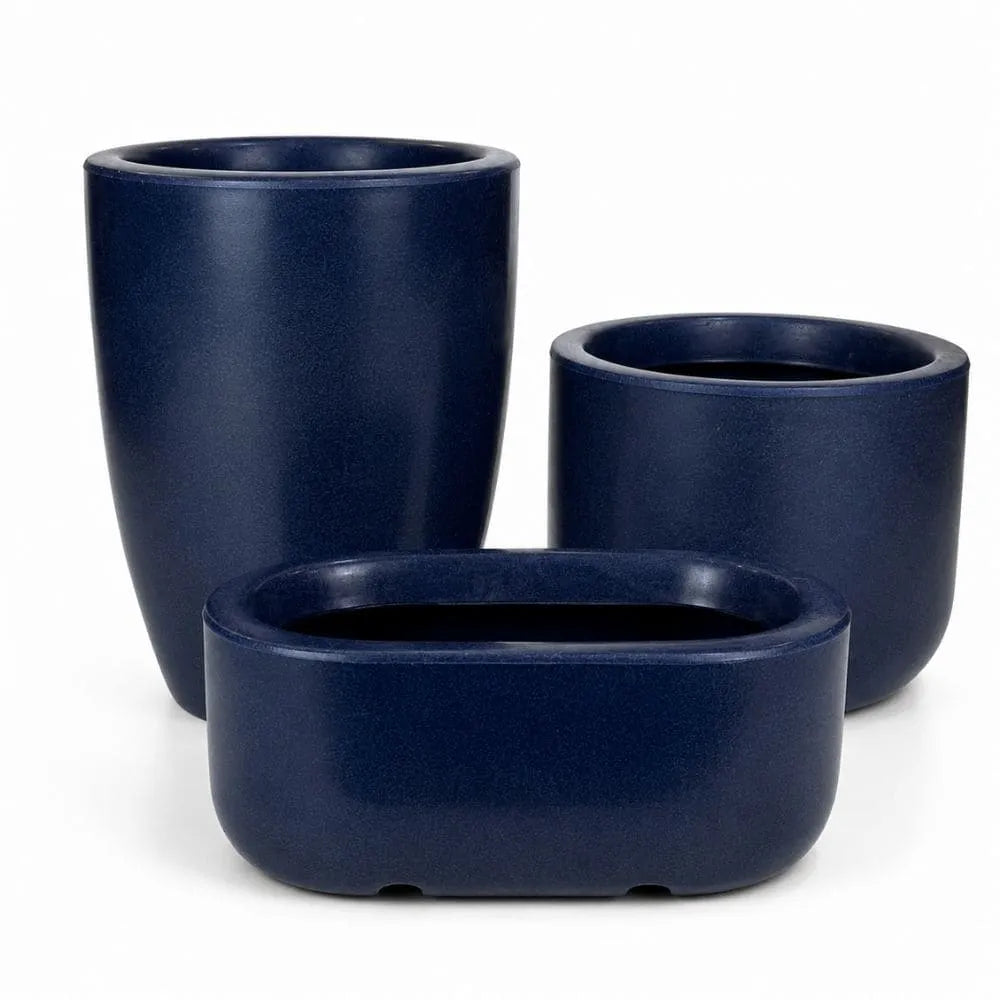 Kit 3 Vasos em Polietileno Doha e Pequim