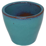 Vaso Cachepot de Cerâmica Esmaltado Brilhante