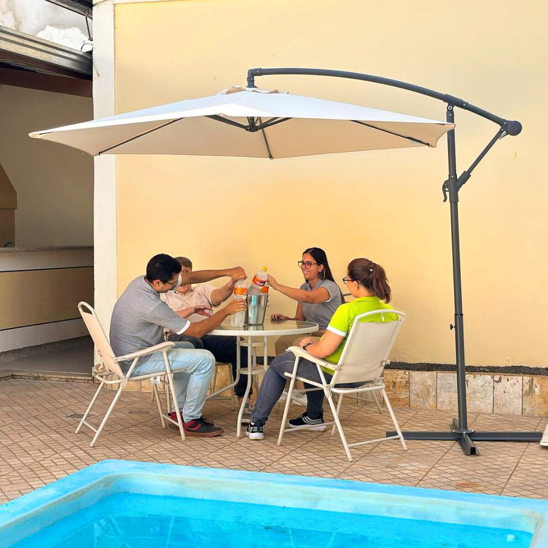 Ombrelone Bora Bora Suspenso Lateral 3m