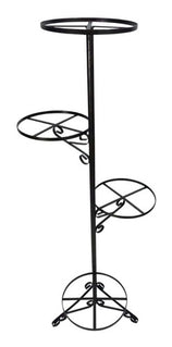 Suporte de Chão em Ferro para 4 Vasos 60x140cm