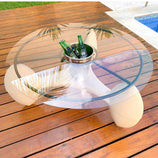 2 Cadeiras e Mesa Decoração Jardim Varanda Kit Copacabana