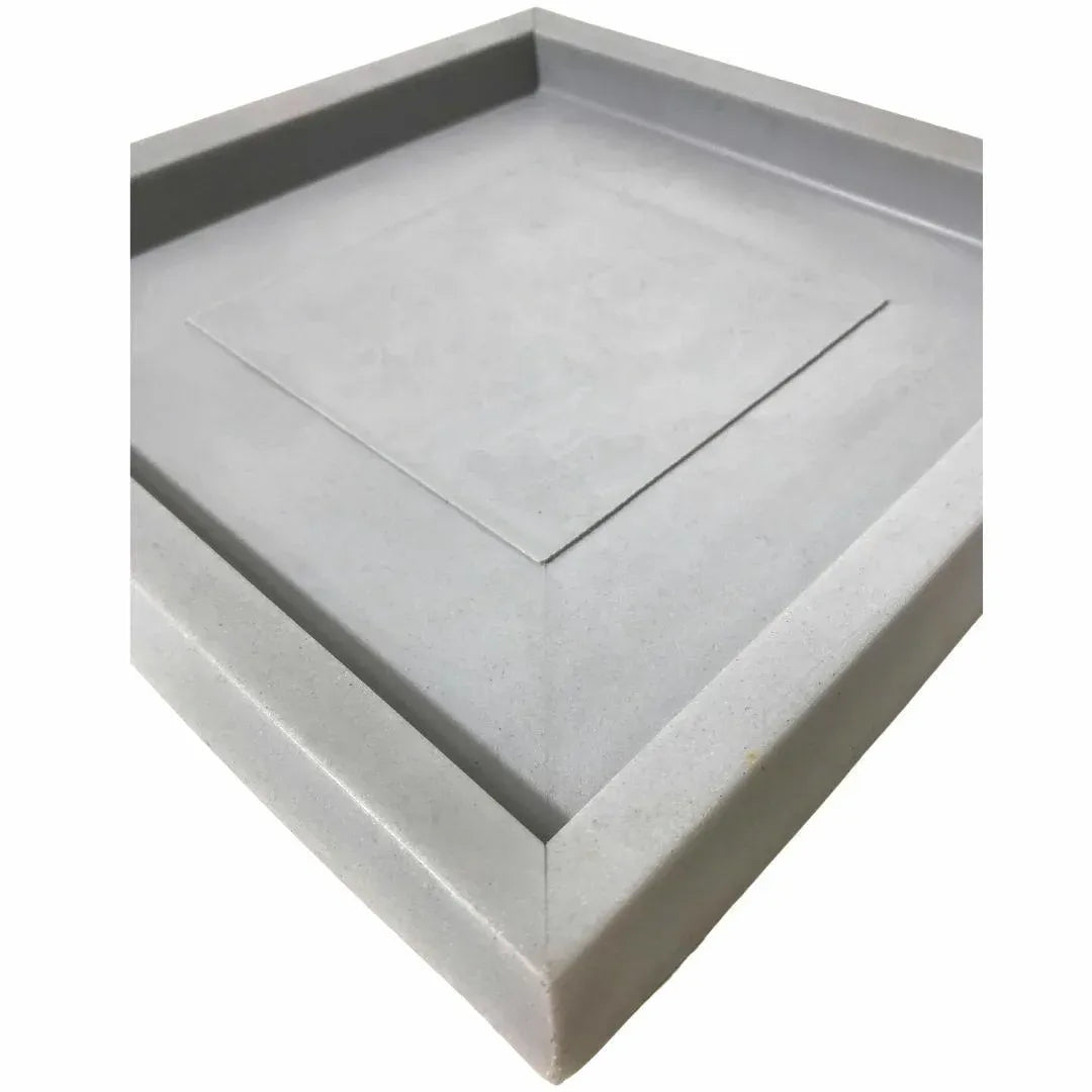 Prato Quadrado de Chão em Polietileno