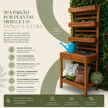 Mesa Bancada Vertical para Jardinagem
