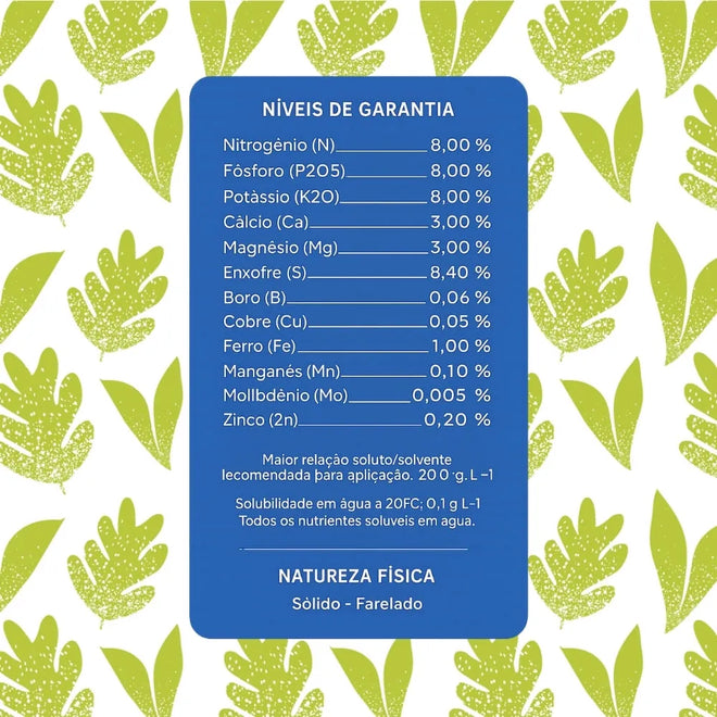 Adubo Para Plantas Fertilizante Avena Jardim 3kg