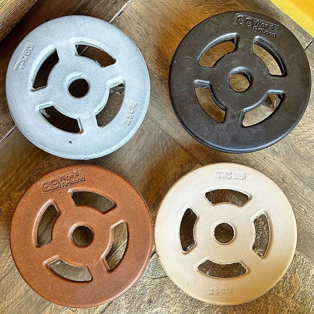 Suporte com Rodas de Silicone para Vasos Redondos