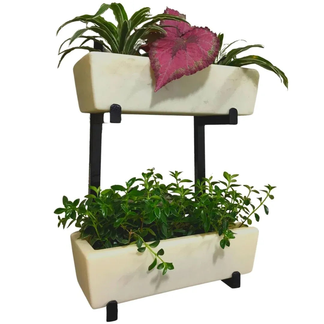 Suporte Jardim Vertical com Jardineira