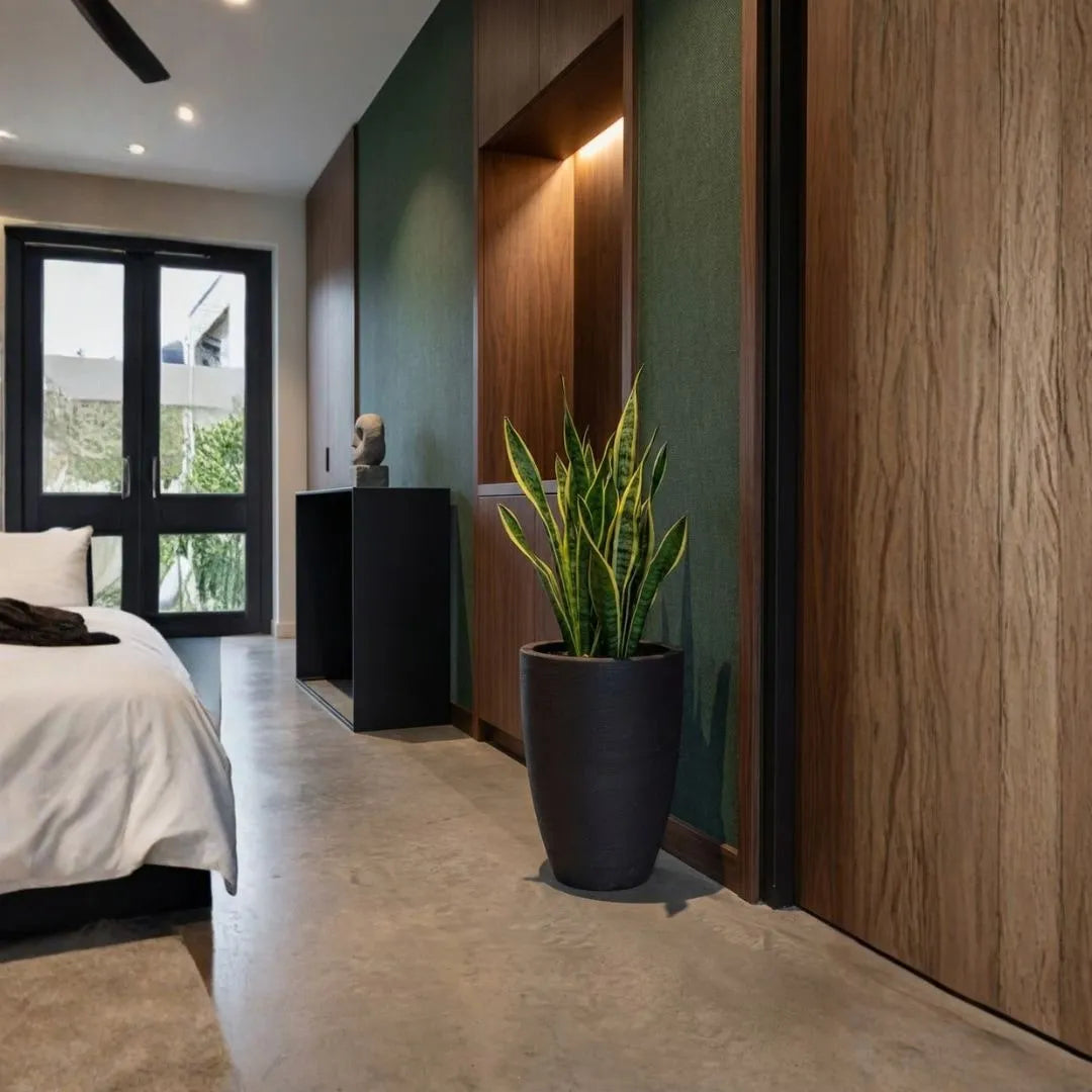 Vaso Pequim em Polietileno Texturizado 41x32cm