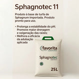 Substrato Sphagnotec 11 Turfa, Perlita e Pinus 25L