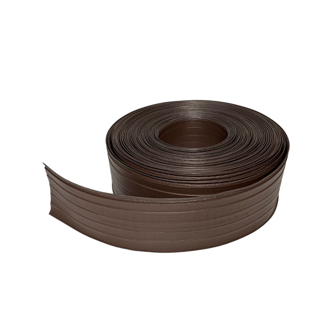 Limitador de Grama 10m Separador de Jardim Divisor Marrom