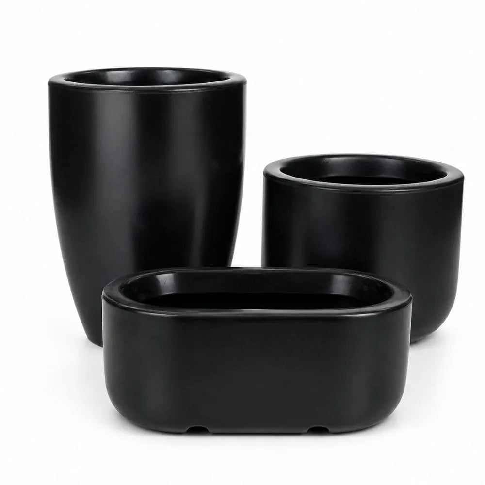 Kit 3 Vasos em Polietileno Doha e Pequim