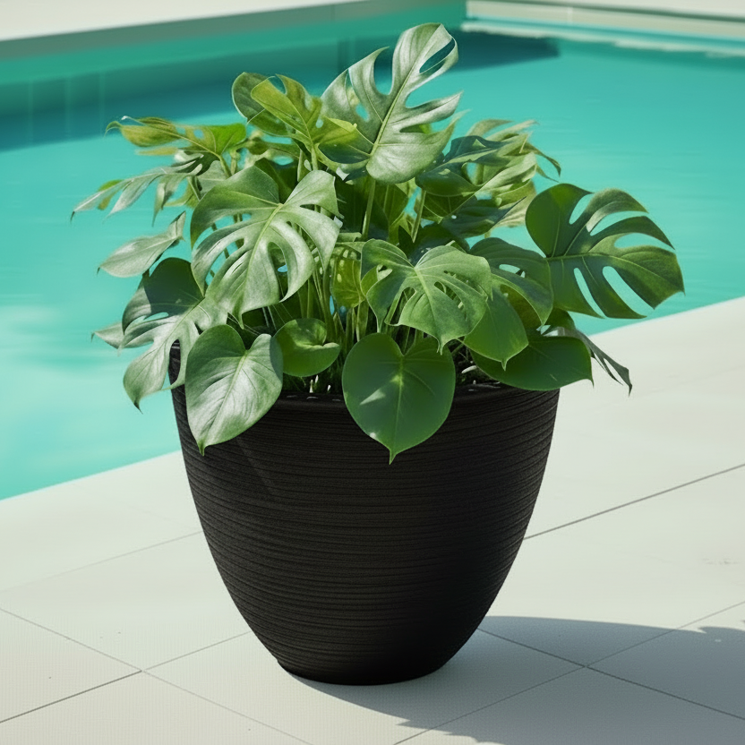 Vaso Berlim Texturizado em Polietileno - Tamanhos Grandes