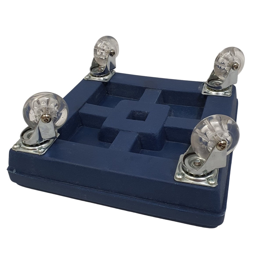 Prato Quadrado com Reservatório e Rodas - Anti dengue