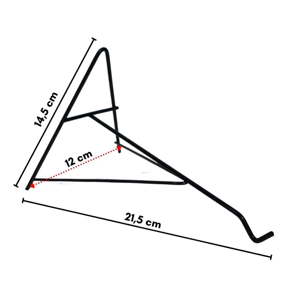 Kit Suporte A Para Parede + Kokedama Fibra De Coco Suspenso