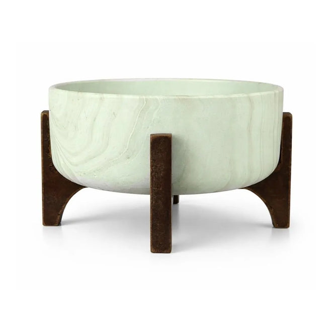 Vaso Bacia Linha Genebra com Suporte de Madeira