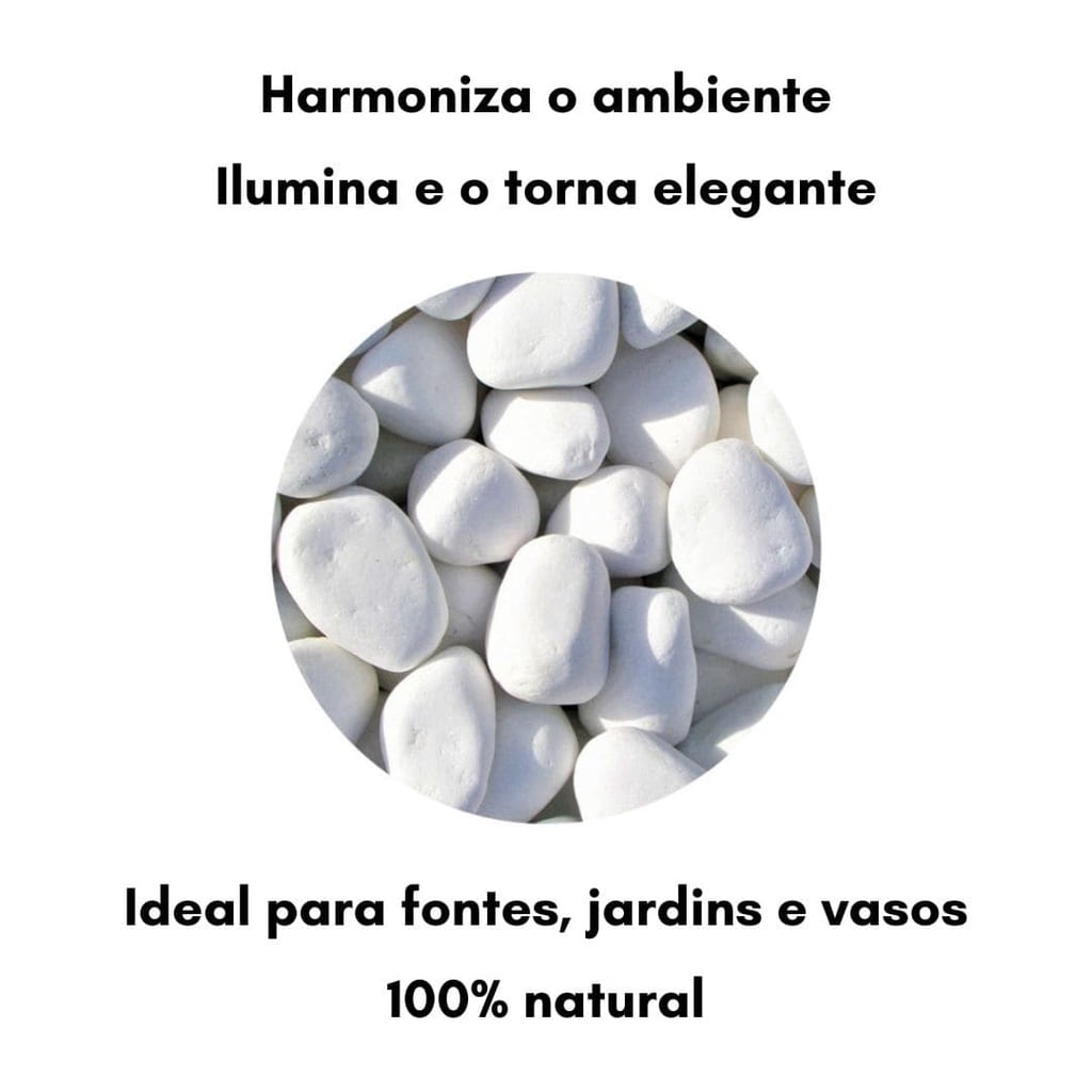 Limitador de Grama + Pedra Dolomita Branca Decoração Jardim