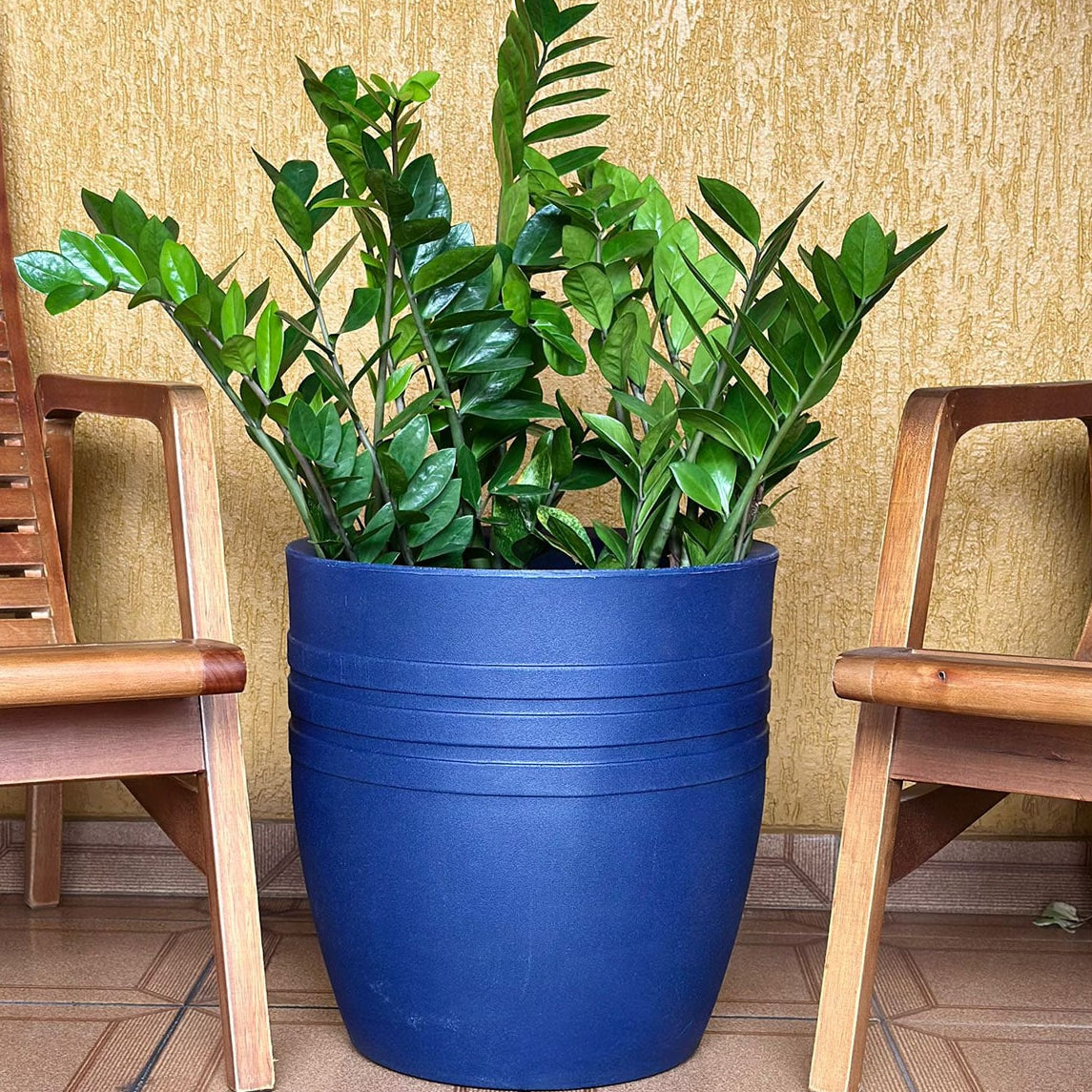 Vaso Mônaco Texturizado em Polietileno