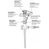 Aspersor Setorial de Impulso para Irrigação de Jardim
