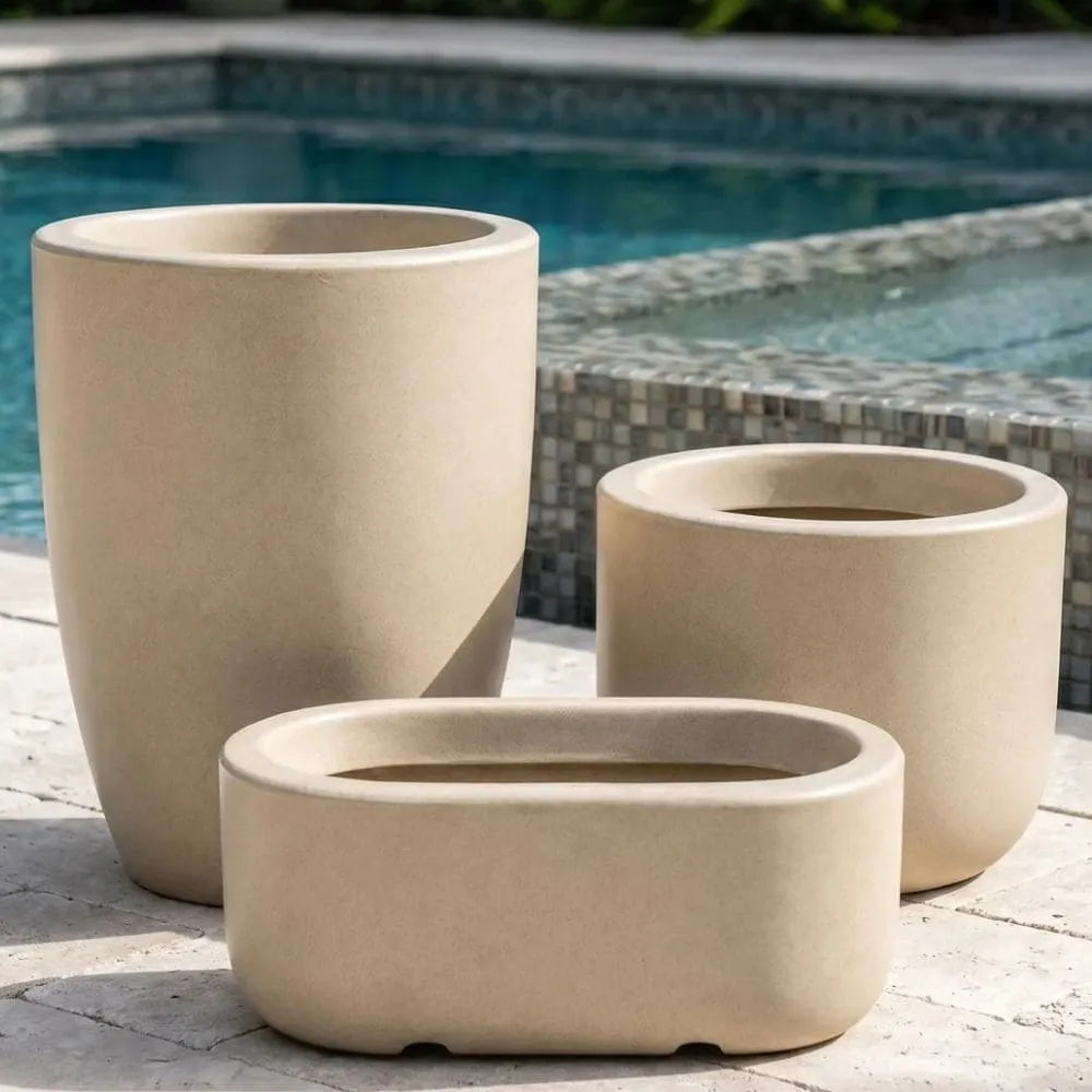 Kit 3 Vasos em Polietileno Doha e Pequim