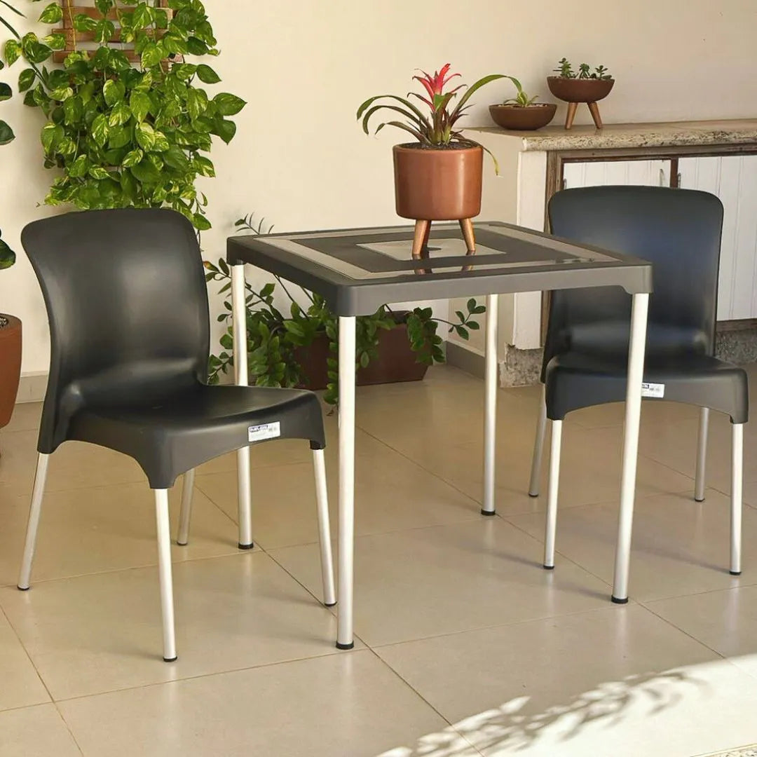 Kit Mesa com 2 Cadeiras - Sec Line da Injeplastec
