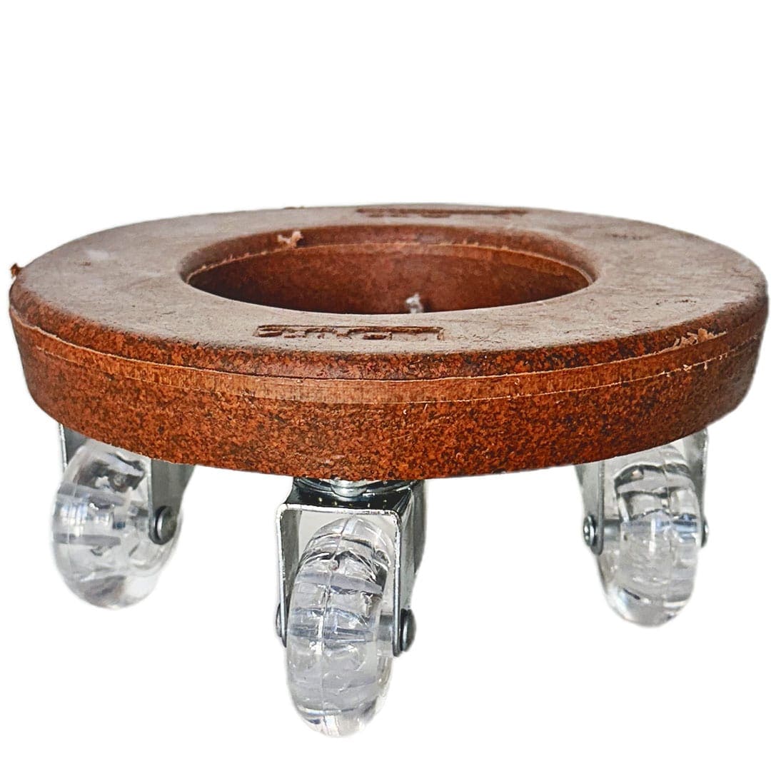 Suporte com Rodas de Silicone para Vasos Redondos
