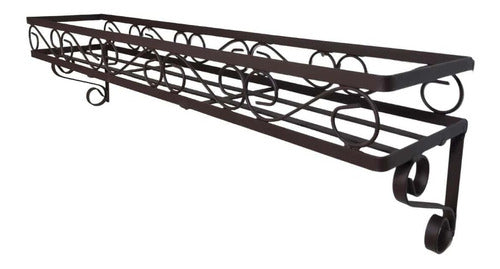 Suporte de Parede Mão Francesa para Jardineiras 100cm