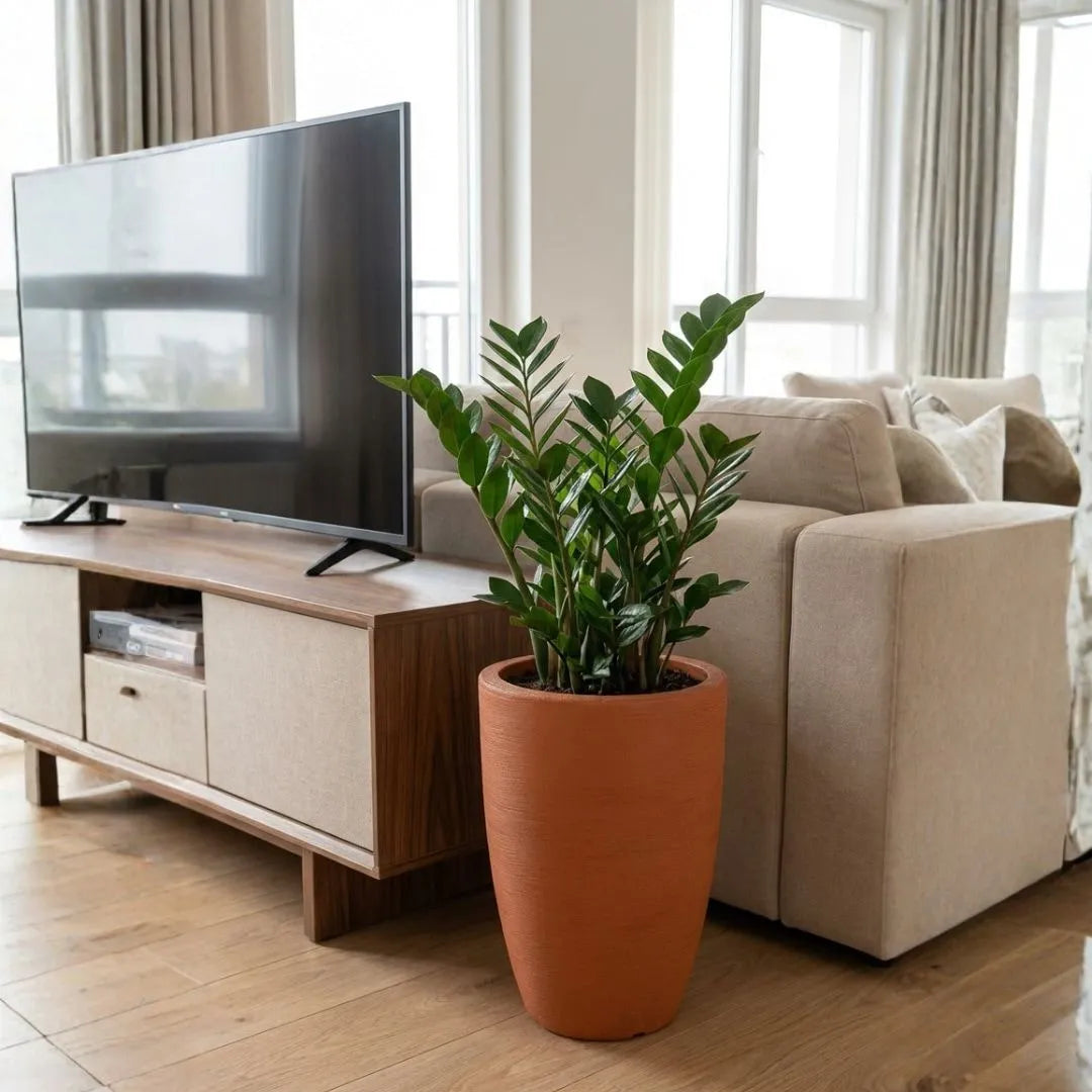 Vaso Pequim em Polietileno Texturizado 41x32cm