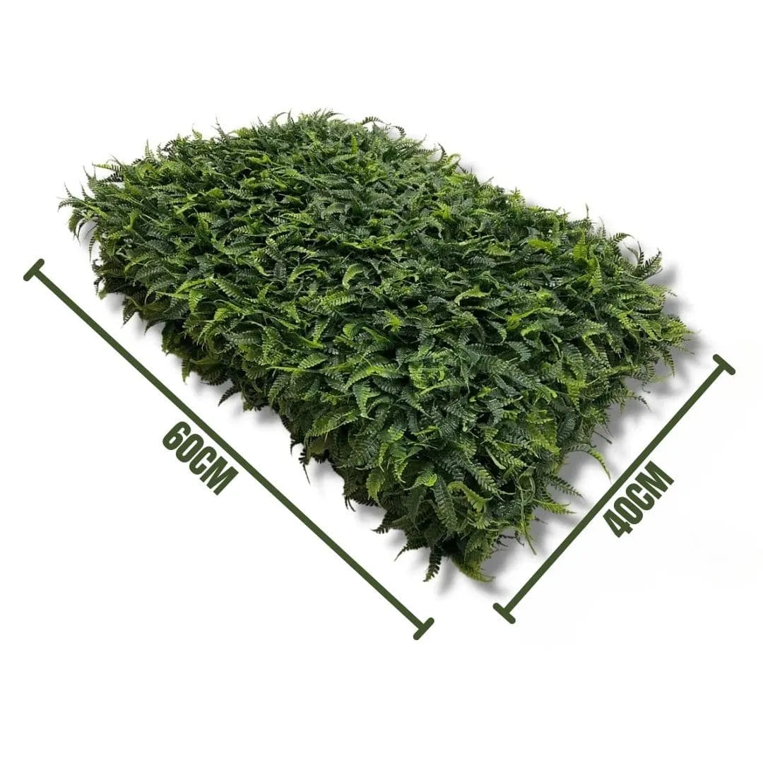 Kit Painel de Samambaia Artificial 60x40cm