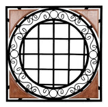 Jardim Vertical Redondo Mandala com Madeira