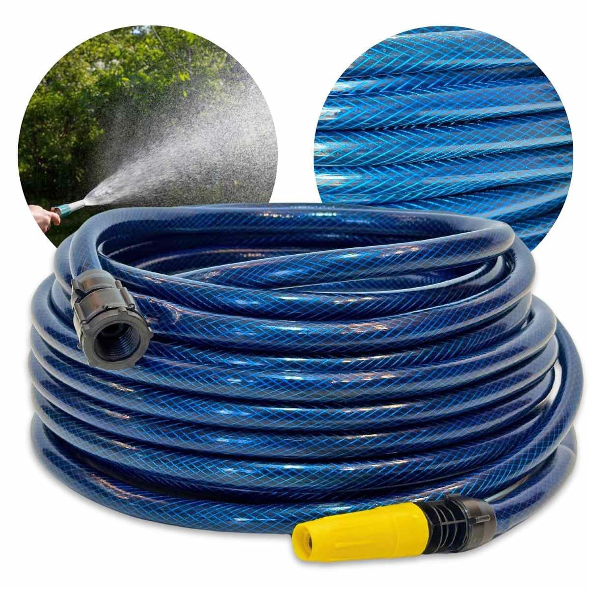 Mangueira de Jardim 1/2" Trançada com Esguicho PVC