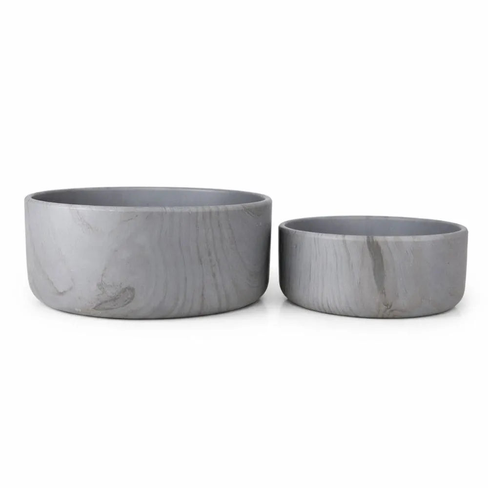 Kit 2 Vasos Bacia Linha Genebra em Cerâmica