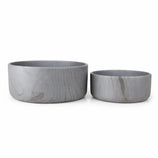 Kit 2 Vasos Bacia Linha Genebra em Cerâmica