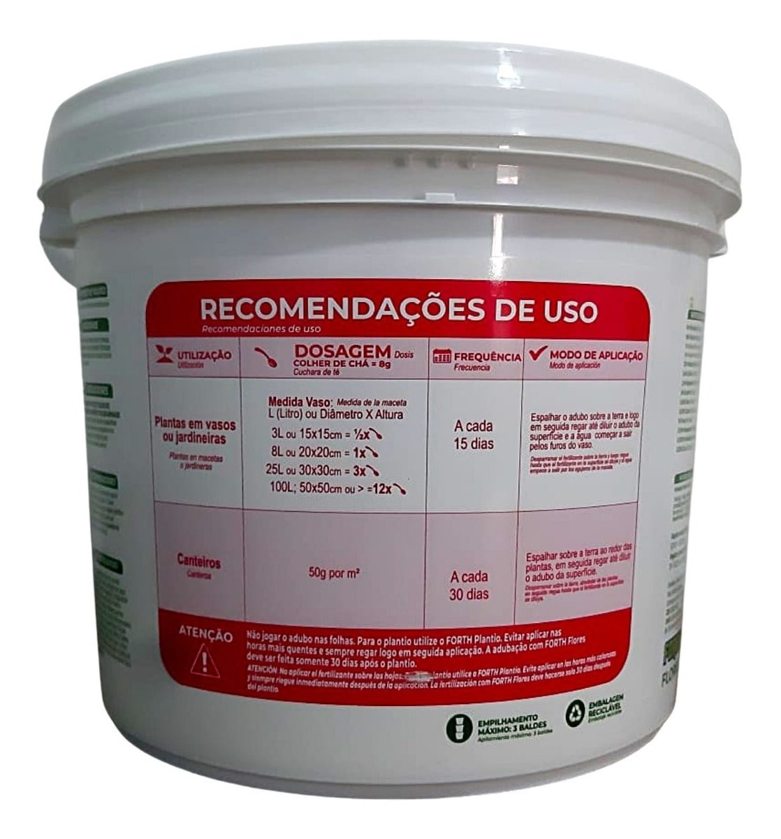 Forth Adubo para Flores 3kg