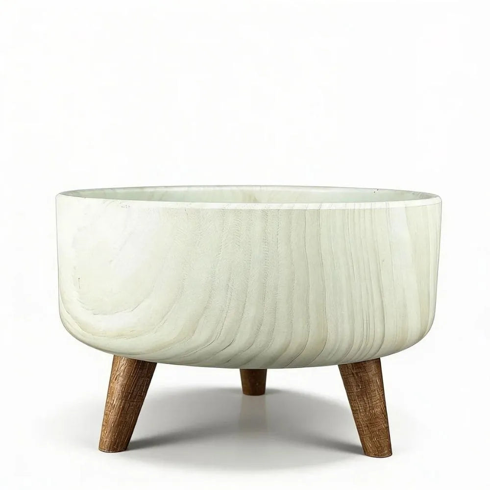Vaso Bacia Linha Genebra com Tripé de Madeira