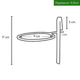 Suporte de Ferro Argola Mini para Jardim Vertical