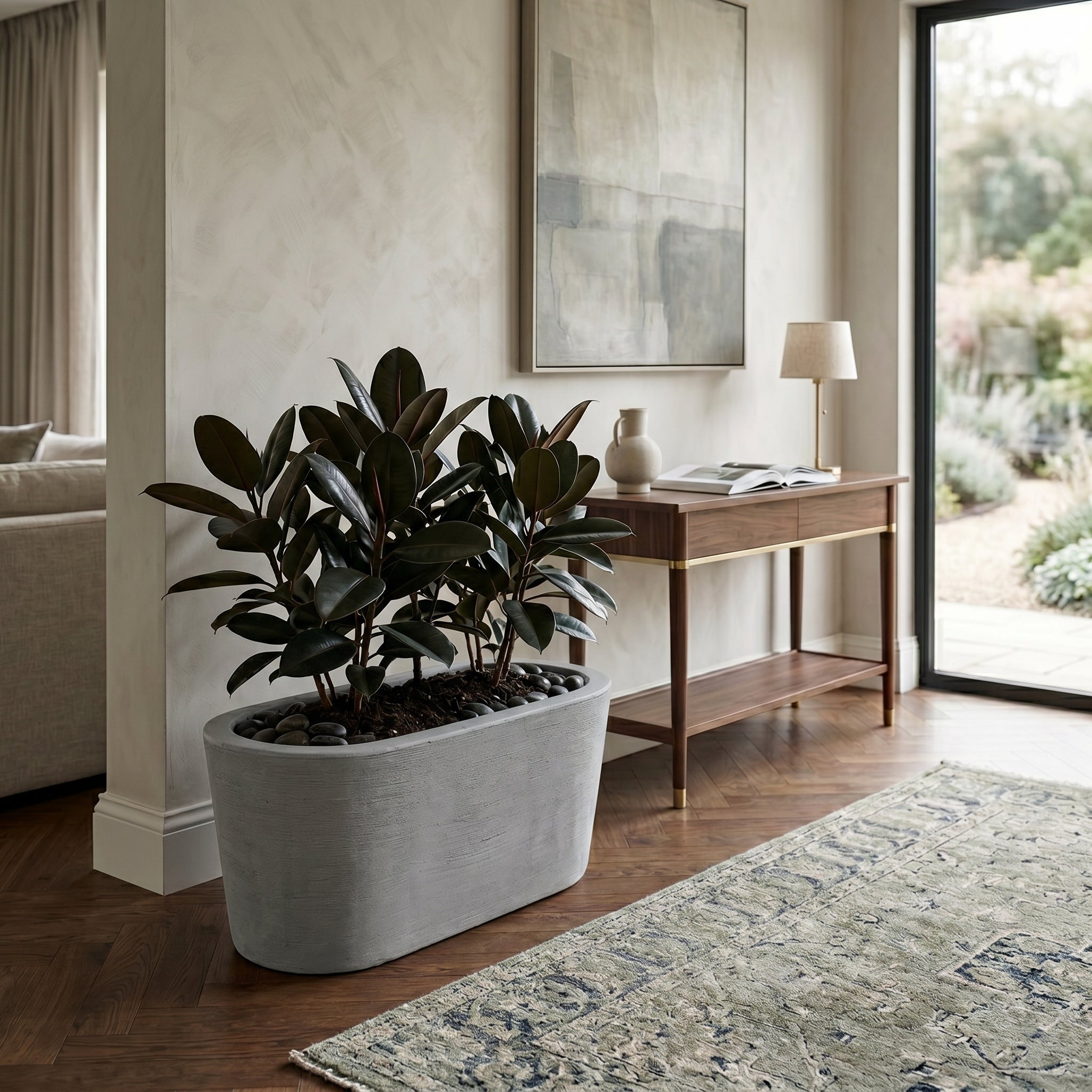 Jardineira Grande Oval em Polietileno
