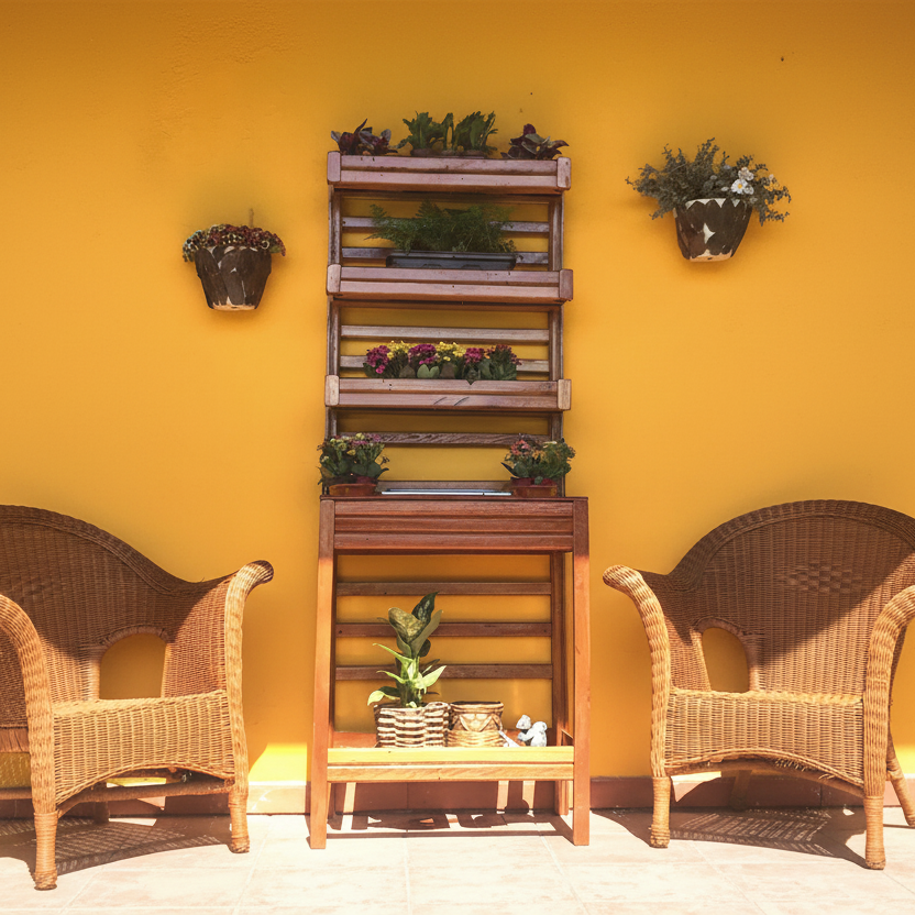 Mesa Bancada Vertical para Jardinagem