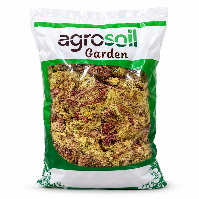 Musgo Esfagno Rosado Seco para Orquídeas e Plantas Carnívoras 3L